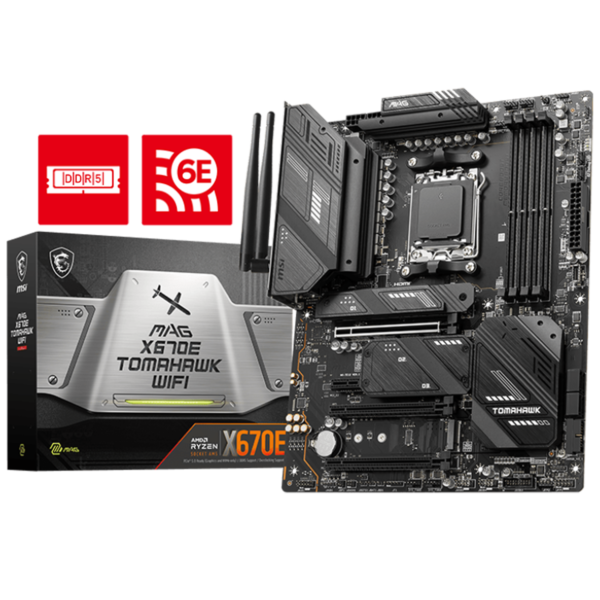 MSI MAG X670E TOMAHAWK WIFI ATX AM5 Motherboard